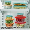 12-Pack Glass Food Storage Containers Set (1,2,3 Cup), Microwave & Dishwasher Safe - 4 of 4