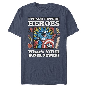 Men's Marvel Teacher Hero Superpower T-Shirt - 1 of 3
