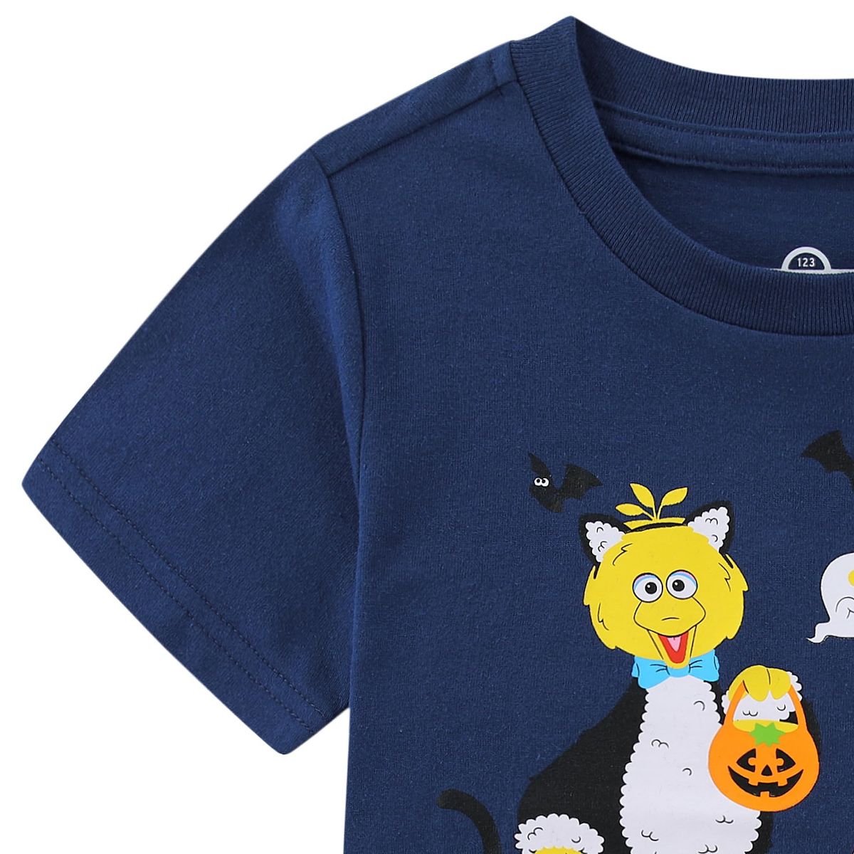 Sesame Street Baby Boys Halloween Short Sleeve T-Shirt for Infant and Toddler - thumbnail 2