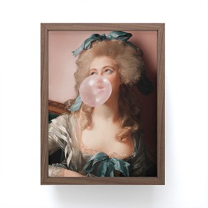 Jonas Loose BUBBLEGUM PRINCESS Framed Mini Art Print 4" (H) x 3" (W) x 1" (D) - Society6 - 1 of 3
