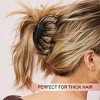 scünci Recycled Large Claw Clips - Brown/Black - Thick Hair - 2pk - 3 of 4