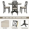 Anybear 5pc Dining Table and Chairs Set for 4 Persons - 4 of 4