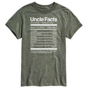 Men's - Instant Message - Uncle Facts Short Sleeve Graphic T-Shirt - 1 of 4