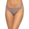 Felina Stretchy Lace Low Rise Thong - Sexy Underwear for Women, Thongs for Women, Seamless Panties for Women (6-Pack) - 2 of 3