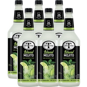 Mr & Mrs T Mojito Mix, 1L Bottle, 6 Pack– Premium Cocktail Mixer for Mojito Mix, Ready to Use - 1 of 4