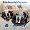 12V Kids Bumper Car, Electric Ride On Toy w/Remote Control, 360 Degree Spin, Music, 2 Speeds & Seat Belt - 4 of 4