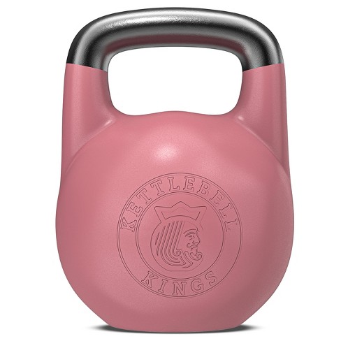 Kettlebell Kings 10kg Competition Kettlebell Weight - Pink - 1 Piece