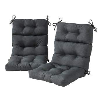 Kensington Garden 2pc 24"x22" Outdoor Seat and Back Chair Cushion Set