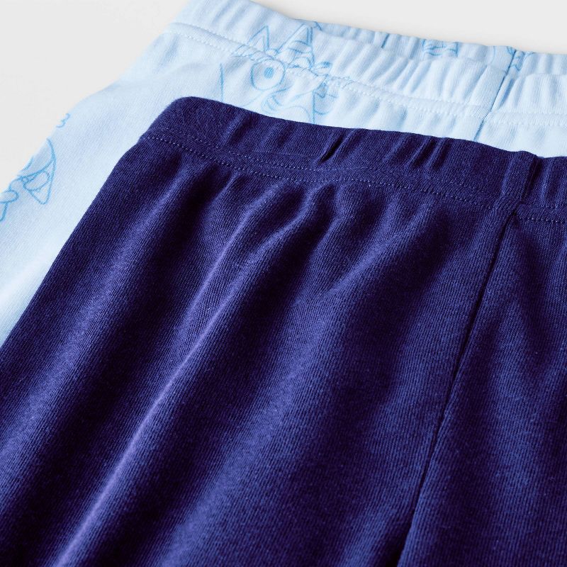 Boys' Bluey 3pc Snug Fit Pajama Set - Blue, 4 of 5
