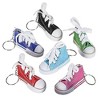 ArtCreativity Mini 3 Inch Tennis Shoe Key Chains (Set of 12) - 2 of 4