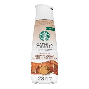Starbucks Creamer Oat Brown Sugar Cinnamon Creamer - 28 fl oz - 1 of 4