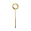 Black Bow Jewelry 14k Yellow Gold, Jersey Collection, Small Number 33 Pendant - 2 of 4