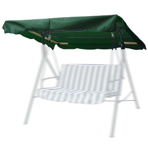 Yescom Patio Swing Canopy Replacement UV30+ 180gsm Cover Top Outdoor Green - 1 of 4