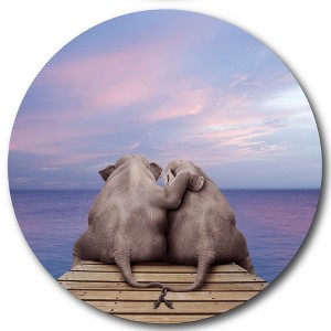 Courtside Market Global Wonders Photography Collection, Giant Love Statement Piece Wood Décor - 1 of 4