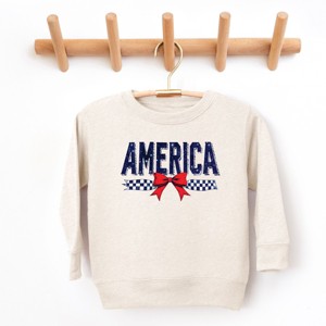 The Juniper Shop America Galaxy Coquette  Toddler Sweatshirt - 1 of 4