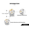 Family House Charm Cubic Zirconia Sterling Silver Womens Ginger Lyne Collection - 4 of 4
