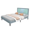Full Size Bed Frame with Adjustable Height Headboard, Wood Slat Support, Large Under Bed Storage Space, Heavy Duty Noise Free - 3 of 4