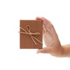 Juvale 12 Pack Small Jewelry Gift Boxes with Lids for Necklaces, Earrings, Bracelets, Brown, 3.7x2.9x1.3 in - 4 of 4