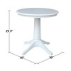International Concepts 30" Round Top Pedestal Table - 28.9"H - 4 of 4