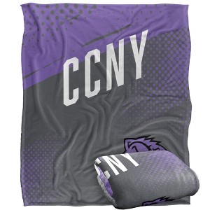 City College Of New York Fan Zone Silky Touch Super Soft Throw Blanket 50x60 - 1 of 4