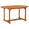 vidaXL Patio Table 78.7"x39.4"x29.5" Solid Wood Eucalyptus - 4 of 4