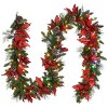 National Tree Company Pre-Lit Artificial Christmas Garland, Green, Evergreen, Multicolor Lights, Plug In, Christmas Collection, 9 Feet - 3 of 4