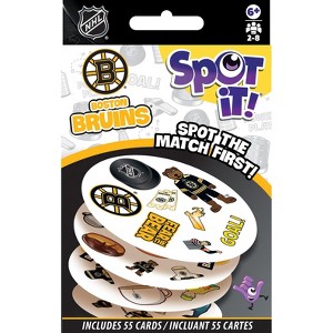 MasterPieces Officially Licensed NHL Boston Bruins Spot It Game for Kids and Adults - 1 of 3