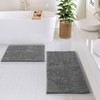 Hearth & Harbor Bathroom Rugs, Machine Washable Chenille Bath Mat for Bathroom - 2 of 4
