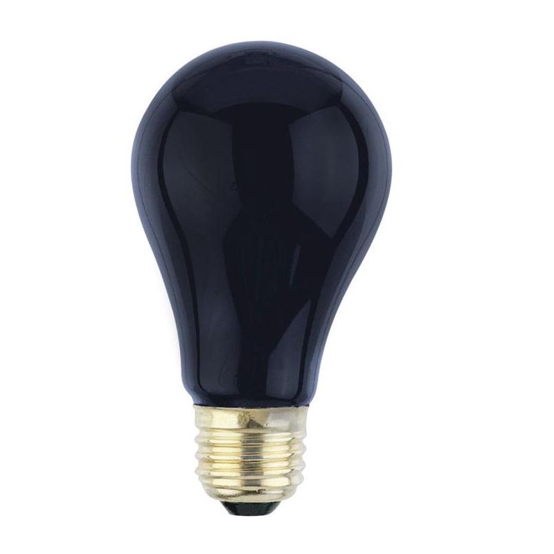 Westinghouse 75 W A19 A-Line Incandescent Bulb E26 (Medium) Black Light 1 pk, 1 of 2
