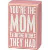 Home Decor 4.5 Inch Box Sign And Sock Set Mother's Day Socks Box Signs - 2 of 3