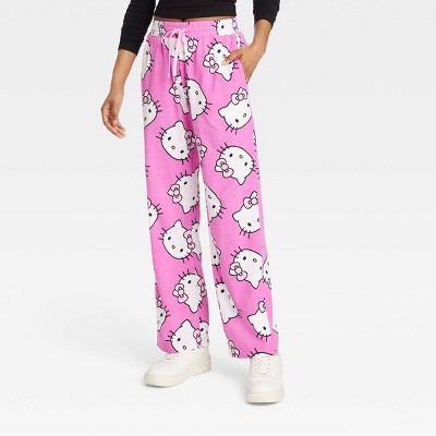 Women's Love Yourself Hello Kitty Graphic Joggers - Blue Xs : Target