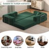 Ridstar 78.8 in. W Convertible Sofa Bed with Armrests For Living Room & Bedroom-Green - 3 of 4
