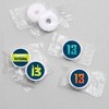 Big Dot of Happiness Boy 13th Birthday - Official Teenager Birthday Party Round Candy Sticker Favors - Labels Fits Chocolate Candy (1 sheet of 108) - 3 of 4