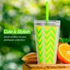 Copco Minimus 24oz Double Wall Insulated Tumbler with Removable Straw - BPA-Free Tritan Plastic, Leak-Proof, Dishwasher Safe -  (Lime Green) - 4 of 4