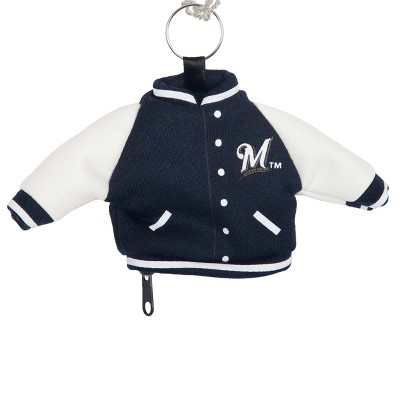 MLB Milwaukee Brewers Jacket Keychain