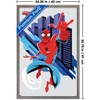 Trends International Marvel Spider-Man: Geometic Hero - Web-Slinger Framed Wall Poster Prints - 3 of 4