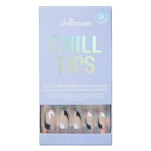Chillhouse Fake Nails - Black Tie Affair - 24ct - 1 of 3