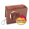 Smead TUFF Expanding Wallet, 12 Sections, Elastic Cord Closure, 1/6-Cut Tabs, Letter Size, Redrope - 2 of 4