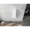 ChicFurnit Bathroom Storage Cabinets Floating Side Cabinet With Soft Close Doors And Modern Storage For Small Spaces, White, 11.81"*9.81"*29.5" - 2 of 4