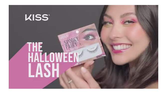 KISS Products False Eyelashes - Halloween Lash - 2ct, 2 of 10, play video