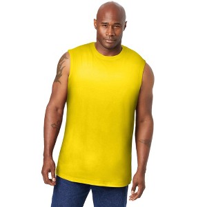 KingSize Men's Big & Tall Shrink-Less Lightweight Muscle T-Shirt - 1 of 4