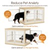 48in Large Dog Crate Furniture – Solid Wood Indoor Dog Kennel With 4 Silent Escape-proof Doors, End Table Style Decorative Crate - 4 of 4