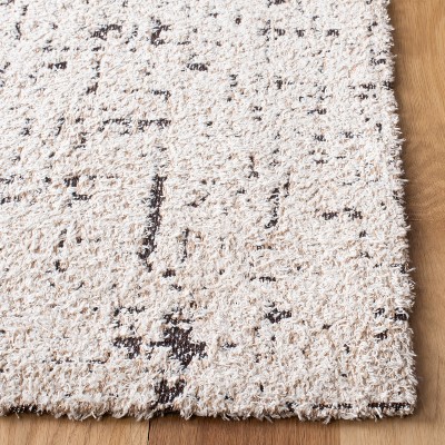 Ivory and Natural Flat Woven Rectangular Area Rug