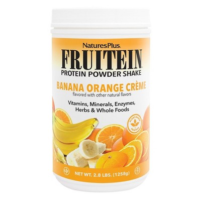 Fruitein Protein Banana Orange Creme Shake by Nature's Plus  -  2.8 lbs Powder