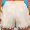 Women's Embroidered Floral Beach Shorts - Cupshe - 3 of 4