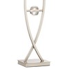 Pacific Coast Lighting Acrylic Ball 32" Tall Open Frame Large Modern End Table Lamp Silver Brushed Nickel Finish Metal Single Living Room Bedroom - 4 of 4