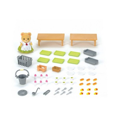 Calico Critters School Lunch Set