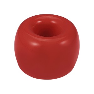 Unique Bargains Bathroom Round Mini Ceramic Toothbrush Holder 1.65"x1.18" - 1 of 4