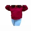 Women's Gianna Textured Solid V-neck Comfy Knit Top - VERY J - 2 of 3