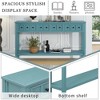 NicBex 60"Console Table with 4 Drawers Narrow Long Entryway Table with Open Shelf for Hallway,Living Room - 4 of 4